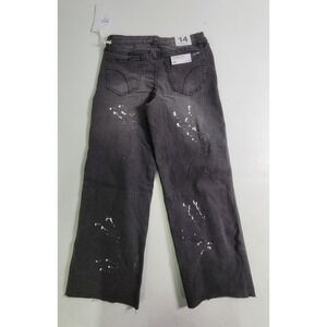 NWT Joe's Jeans Emma Crop Mid Rise Wide Leg Girls 14 Black